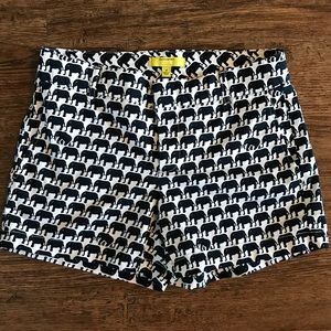 Banana Republic Milly collection elephant shorts